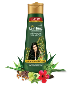 Emami Kesh King Ayurveda Aloe Vera Herbal Shampoo Anti-Hair fall -340 ML -Free S - Picture 1 of 9