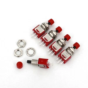 5Pcs Subminiature 5mm 3Pin Momentary SPDT ON-MOM COM-NO-NC Push Button Switch - Picture 1 of 5