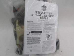 NEW ERGODYNE 3201 3198  HARNESS W LANYARD SAFETY GEAR FALL PROTECT - Picture 1 of 3