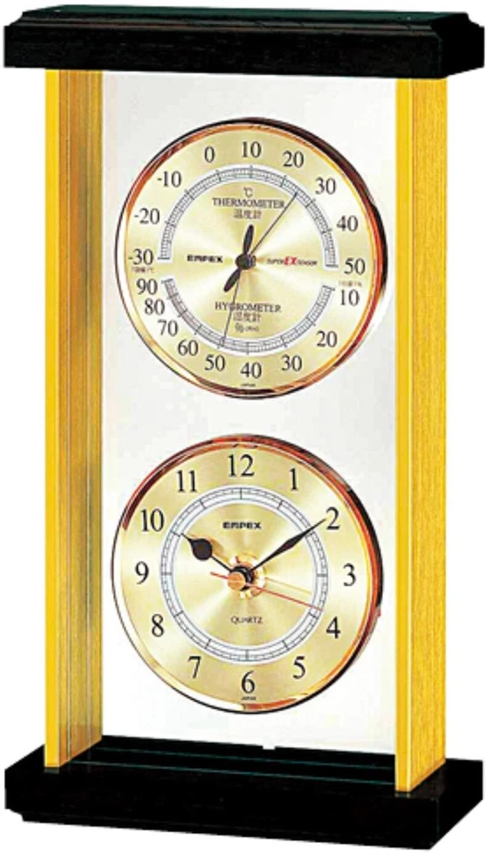 EMPEX Super EX Temperature/Humidity/Clock/Made in Japan/ - Image 1 of 1