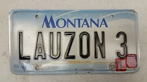 2007 MONTANA Big Sky License Plate LAUZON 3 - Picture 1 of 1