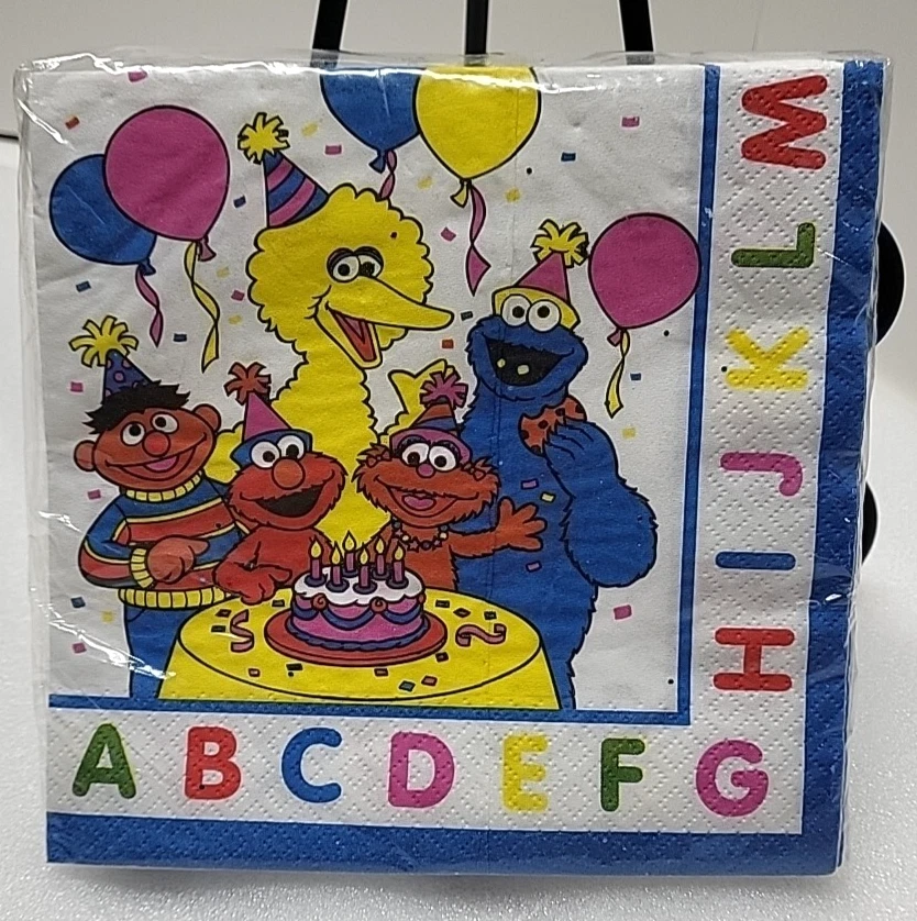 Party Makers Plus Sesame Street Lunch Napkins - 16 Count