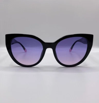 Victoria Secret PINK VS0057 01Z Black Cat Eye Plastic Sunglasses Frame 55-19-140 - Image 1 of 4