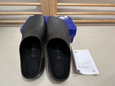 New Birkenstock Super-Birki Clog Regular Width in Black Men's size 10 NEW IN BOX - Image 1 of 4