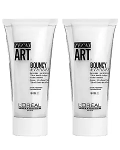2 Pack Loreal Professionnel Tecni.ART Bouncy & Tender Curly Wavy Hair Gel 150ml - Picture 1 of 3