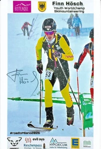 Finn HÖSCH - Deutschland, Skimountaineering, Original-Autogramm! - Bild 1 von 1