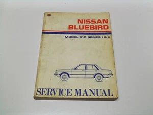 Manual de servicio de fábrica Nissan Bluebird modelo 910 serie 1 y 2 - Imagen 1 de 3