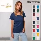 Womens Organic Cotton T-Shirt Crew Neck Short Sleeve Top Stanley Stella Jazzer