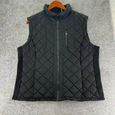 Andrew Marc Sleeveless Full Zip Up Jacket Vest Puffer Black Mens XXL - Image 1 of 4