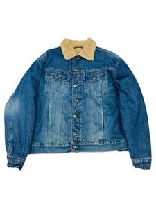 Men's Cross Sherpa Denim Jacket -XL - Picture 1 of 3