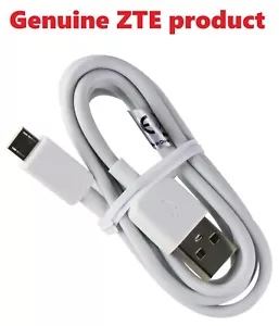 ZTE 3.3ft Micro USB Charging & Sync Cable - White (Genuine OEM) - Picture 1 of 1