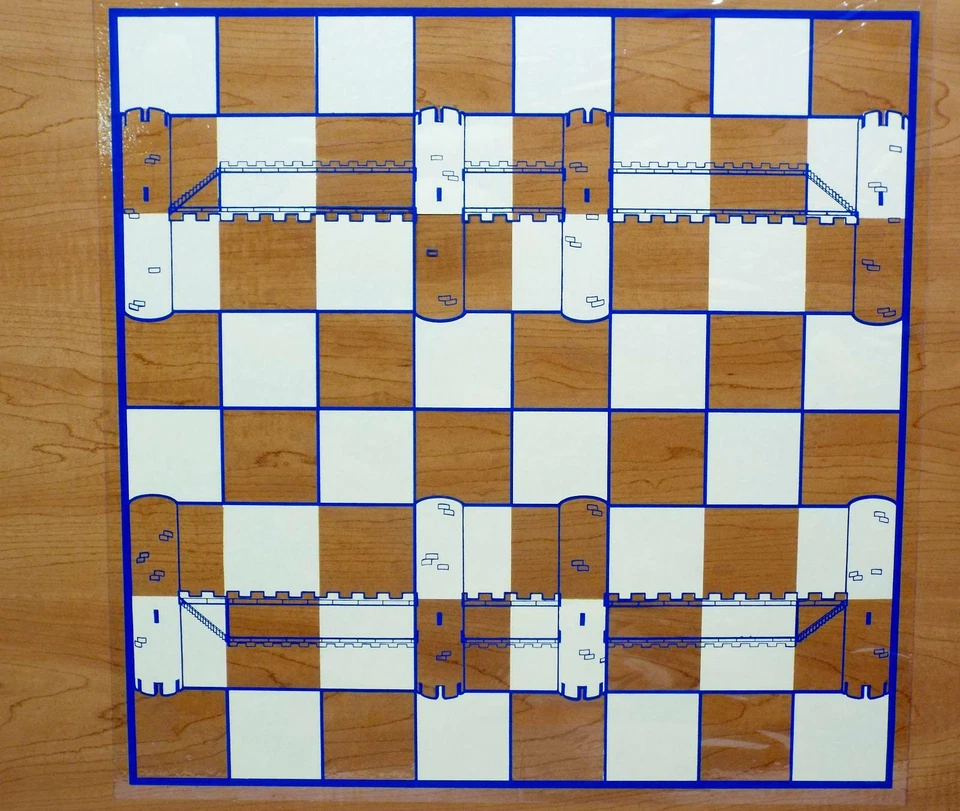 ✅ CHESS CHECKERS GAME BOARD DECAL - 16" SQUARE VINYL DECAL - EASY APPLY - Image 1 of 1