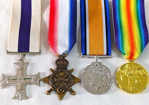 WW1 Australia British Canada New Zealand India medals replica army navy rfc MC - Picture 1 of 5
