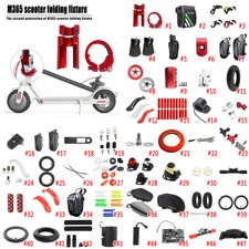 Lote Eléctrico Scooter Piezas Repuesto Fijador para Xiaomi M365 Skate Access