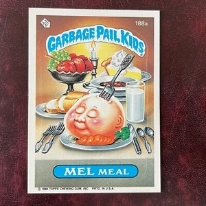 1986 Topps GARBAGE PAIL KIDS Set MEL MEAL #188a GPK OS5 NM/MINT+ *HI GRADE* - Picture 1 of 2