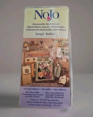 Nojo Jungle Babies Removable Wall Decals - Image 1 of 3