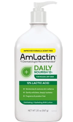 Amlactin Moisturizing Body Lotion with 12% Lactic Acid, 20 oz - Image 1 of 2