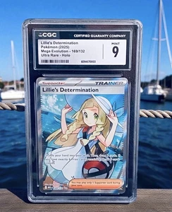 Pokemon Lillie’s Determination 169/132 CGC Mint 9 /Mega Evolution: Holo 🔥🔥 - Picture 1 of 3