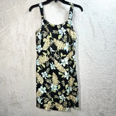 Coldwater Creek 100% Silk Dress Hawaiian Tropical Floral Vacation Women’s 8P - Image 1 of 4