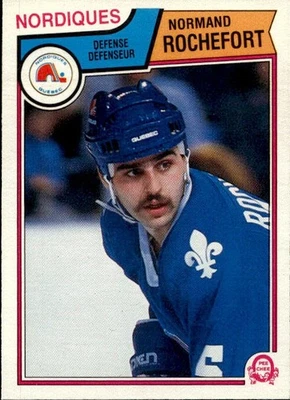 1983-84 O-Pee-Chee SET BREAK #300 Normand Rochefort NMMT - Image 1 of 2