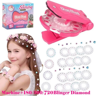 Blinger Diamond Styler Sparkle Hair Accessories 180/360 Gems Multicolour Designs - Image 1 of 4