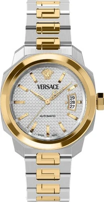 Reloj Hombre Versace VEAG00624 Dylos Automático Oro Blanco Plata Acero Inoxidable NUEVO Foto 1 de 4