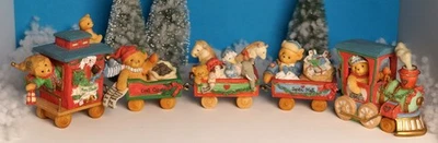 Cherished Teddies - Santa Express - Weihnachtszug - 5-Teilig - Bild 1 von 4