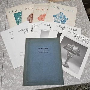 Early American Glass Club Bulletin Catalog Lot Magazine Old Glass 1938 - Bild 1 von 6
