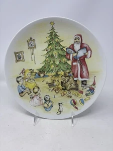 Arzberg Porcelain Germany 10" Christmas Scene Dinner Plate - Unused!! - Picture 1 of 9