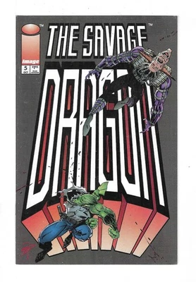SAVAGE DRAGON #5 --- 1ST APP FREAK FORCE! HI-GRADE! Image Comics! 1993! VF/NM - Image 1 of 4