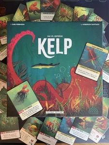 KELP: Hai vs. Oktopus - Kickstarter DELUXE | Erweiterung + Sleeves WIE NEU - Bild 1 von 7