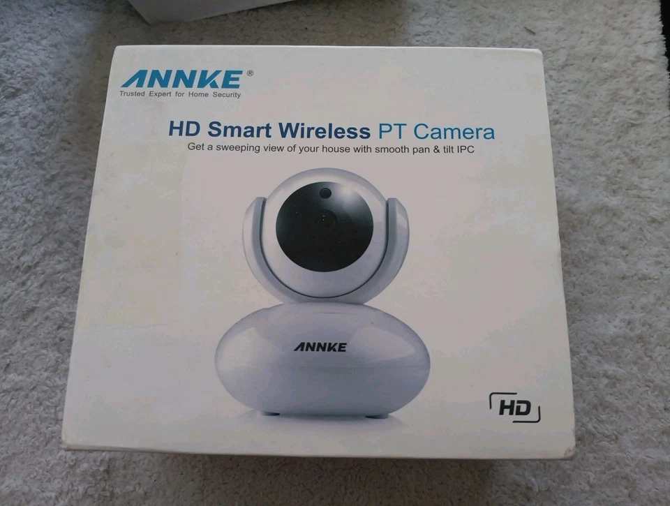 Annke Hd Smart Wireless Pt Camera Pan Tilt 1080P *New* - Image 1 of 4