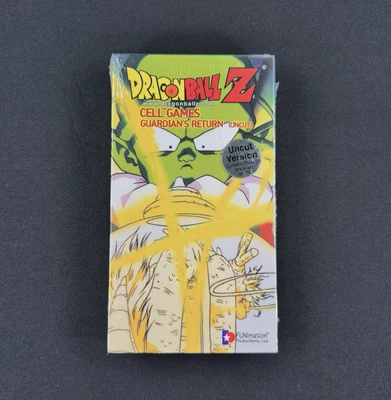 Dragon Ball Z Cell Games Guardians Return Uncut VHS Tape New Sealed Vintage 2001 - Imagen 1 de 4