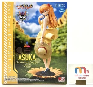 Neon Genesis Evangelion Asuka Figura Luminasta Vestido de Verano Ver.2 SEGA Sin Abrir - Imagen 1 de 12