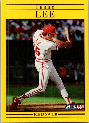 1991 Fleer #70b Terry Lee - Image 1 of 2