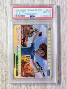 2022 WEISS SCHWARZ JAPANESE #046 TOY STORY, PIXAR RARE - PSA 10  - Picture 1 of 6