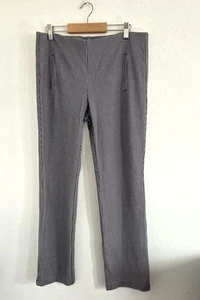 Chico's Women's Black White Houndstooth Pull On Crop Pants Size 0.5 (US S/6 ) - Picture 1 of 7