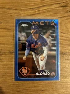 2024 Topps Chrome Logofractor Edition - Pete Alonso #269 Blue Refractor /150 - Picture 1 of 2