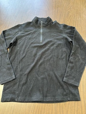 Pullover térmico Sun Mountain Golf para hombre M gris carbón manga larga 1/4 cremallera Foto 1 de 4