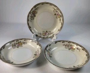 3 cuencos pequeños de porcelana vintage pintados a mano hechos en Japón de 5 1/2" de diámetro - Imagen 1 de 11