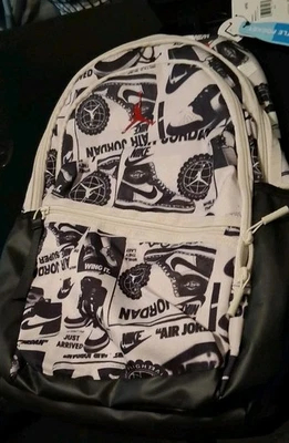 Mochila Jordan Air Patrol Negra/Blanca Nueva Con Etiquetas Foto 1 de 4