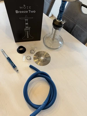 Moze Breeze Two Shisha Wavy Blue Set - Bild 1 von 4