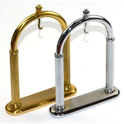 Pocketwatch arched display stand gold or silver holder case stands pocket watch - Image 1 of 3