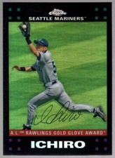 ICHIRO SUZUKI $80+ MINT MARINERS HOF REFRACTOR 270 SP 2007 TOPPS CHROME BASEBALL