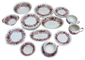 26 LOT VTG 1940s F.B.&Co. JOHNSON BROS ENGLAND WINDSOR WARE MARGARET ROSE - Picture 1 of 11