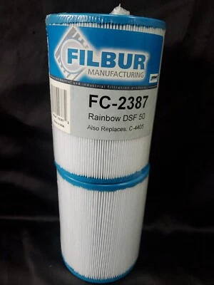 2 Pack Pool & Spa Filter Filbur FC-2387, Rainbow DSF 50, C-4405 - Image 1 of 4