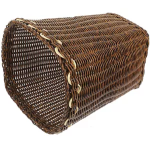 Basket Trash Bin Natural Trash Can Basket Trash Can Woven Trash Basket Storage - Picture 1 of 12