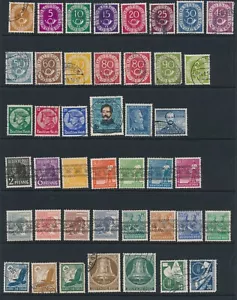 GERMANY MOSTLY USED; INCL #9N42-9N60, #670-685& #398-400, #686, #687 & MORE - Picture 1 of 2