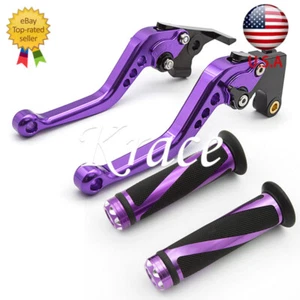 For Yamaha YZF 350 BANSHEE 1997-2008 2005 Short Brake Clutch Levers Grips CNC - Picture 1 of 21