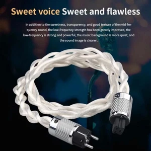 Cable de alimentación de audio de alta fidelidad Audiophile 5N OCC C19 20A EE. UU. EU AU AU Plu - Imagen 1 de 4